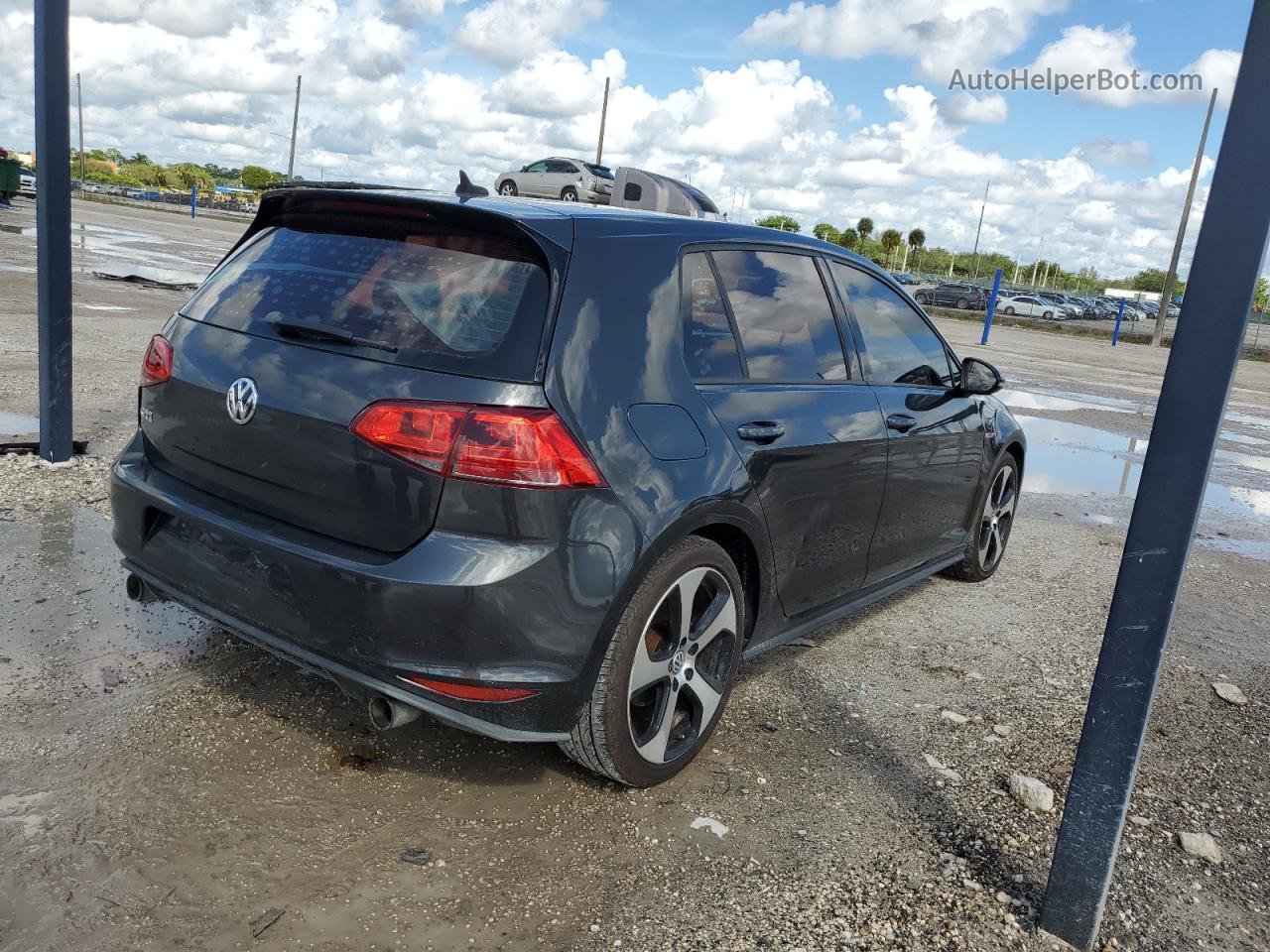 2016 Volkswagen Gti S/se Gray vin: 3VW4T7AU3GM018399