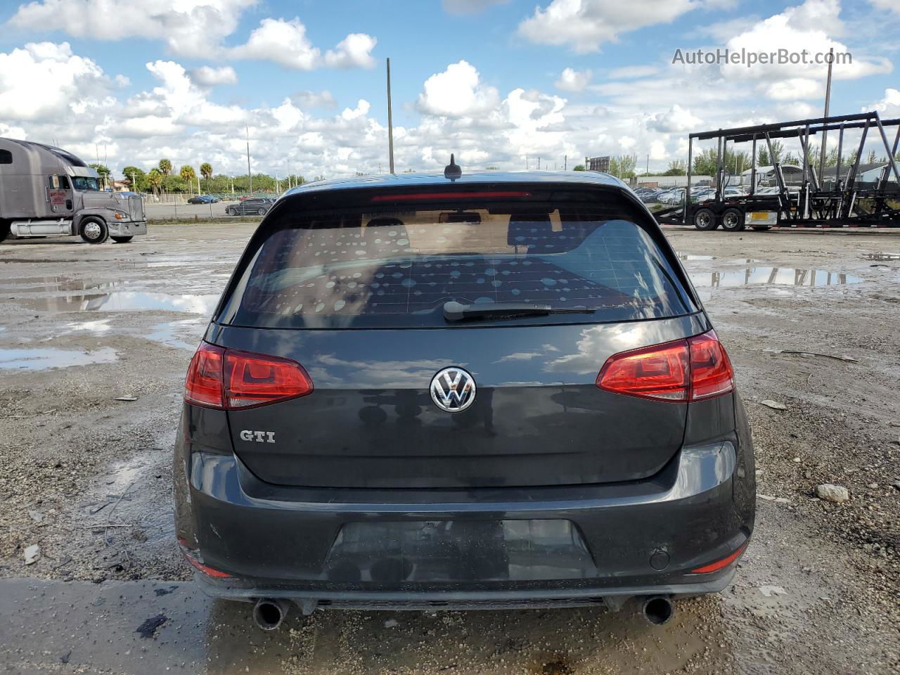 2016 Volkswagen Gti S/se Gray vin: 3VW4T7AU3GM018399