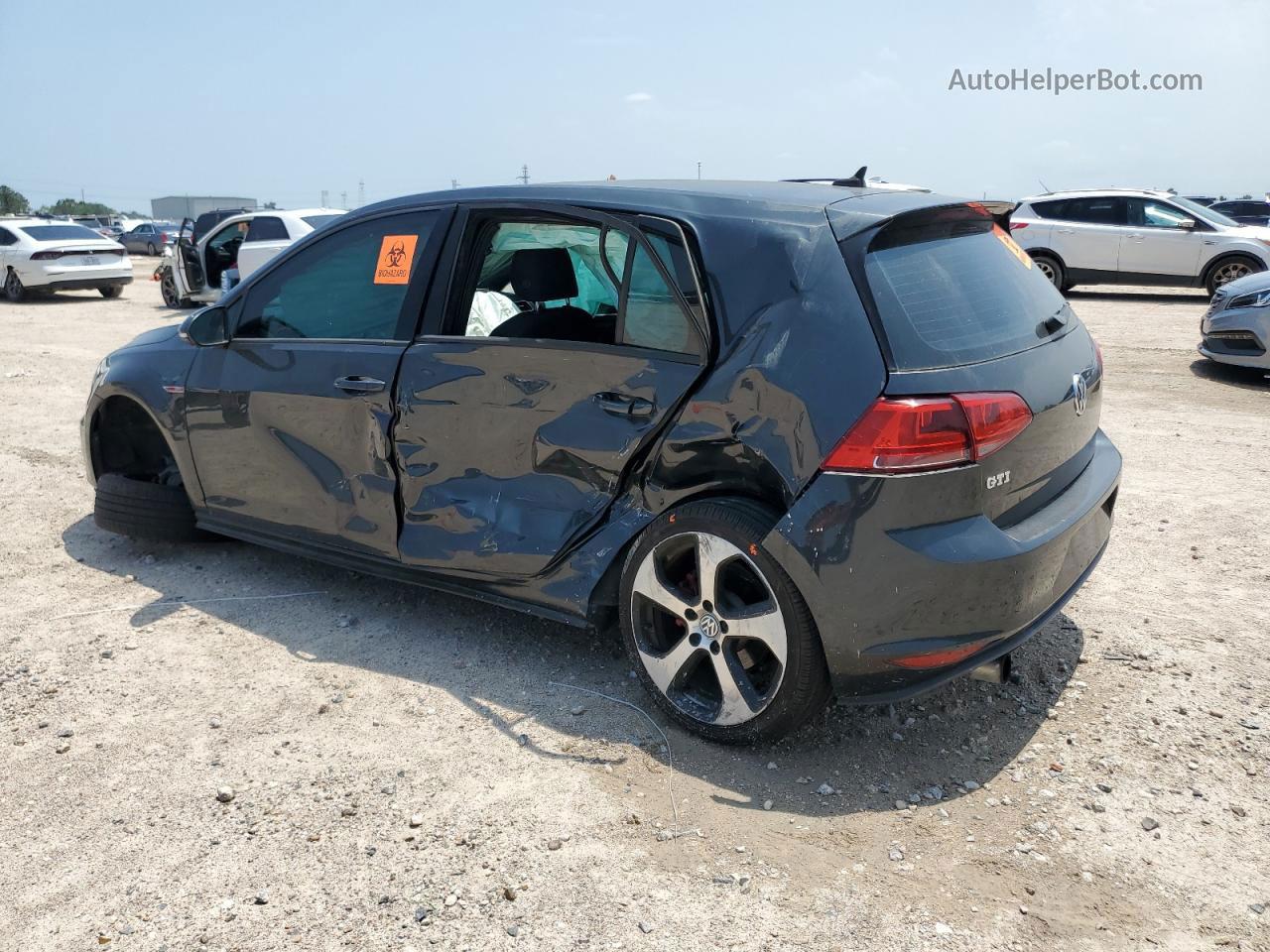 2016 Volkswagen Gti S/se Charcoal vin: 3VW4T7AU3GM067358