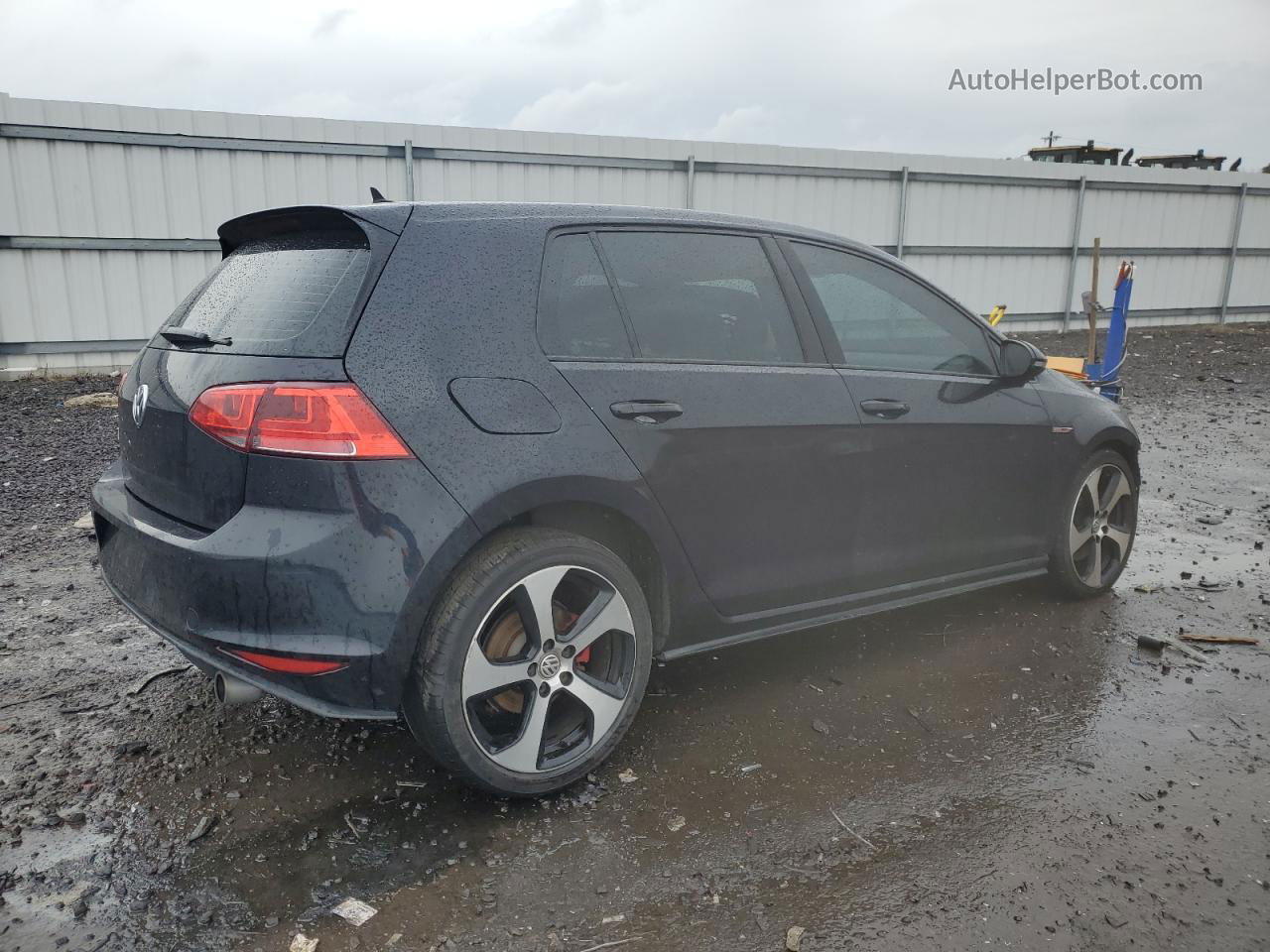 2017 Volkswagen Gti S Черный vin: 3VW4T7AU3HM010613