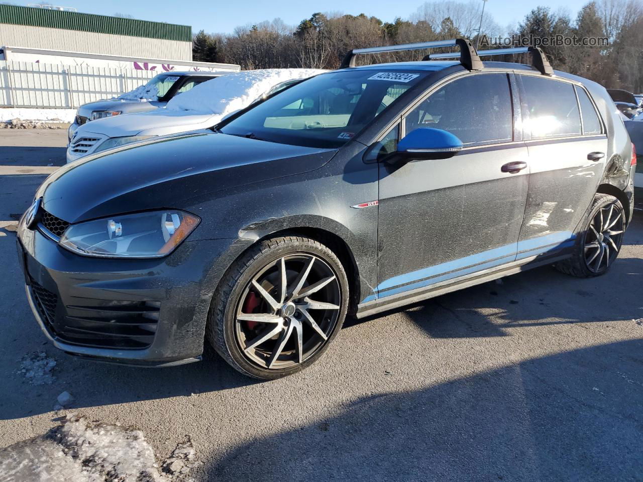 2017 Volkswagen Gti S Черный vin: 3VW4T7AU3HM047564