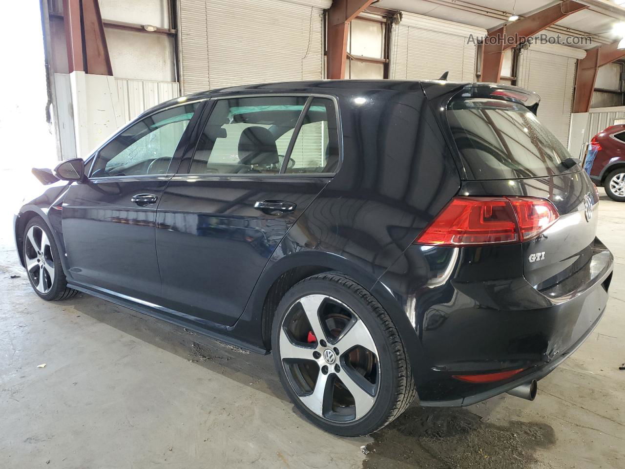 2015 Volkswagen Gti  Black vin: 3VW4T7AU4FM003926