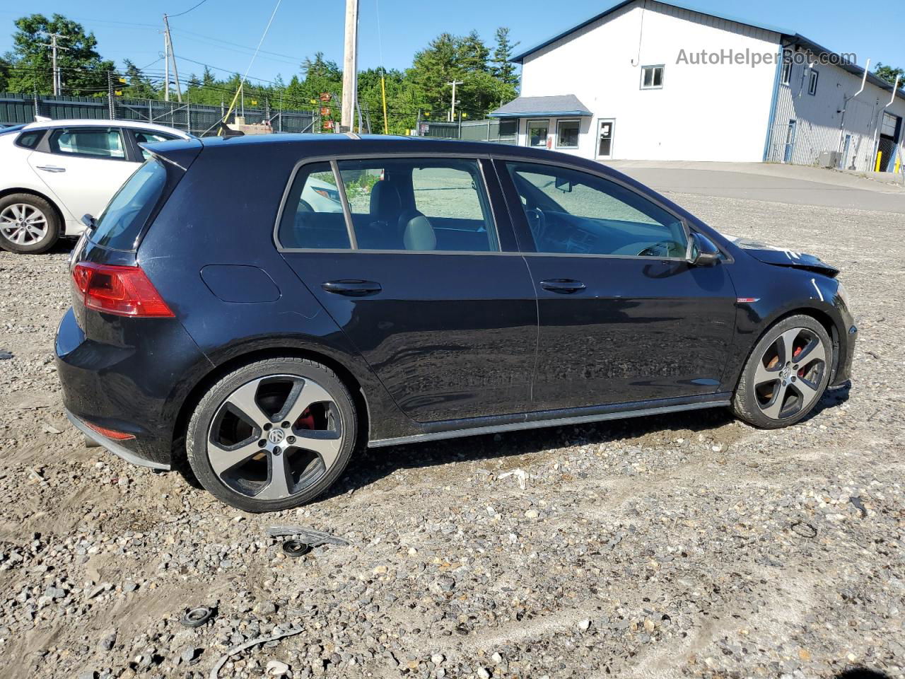 2015 Volkswagen Gti  Black vin: 3VW4T7AU4FM003926