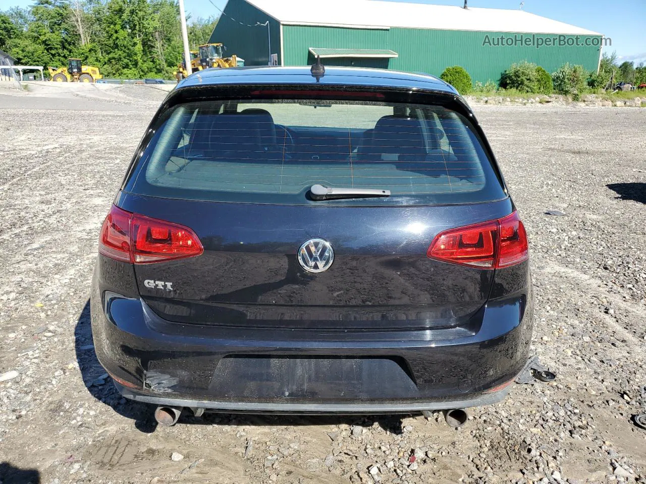 2015 Volkswagen Gti  Черный vin: 3VW4T7AU4FM003926