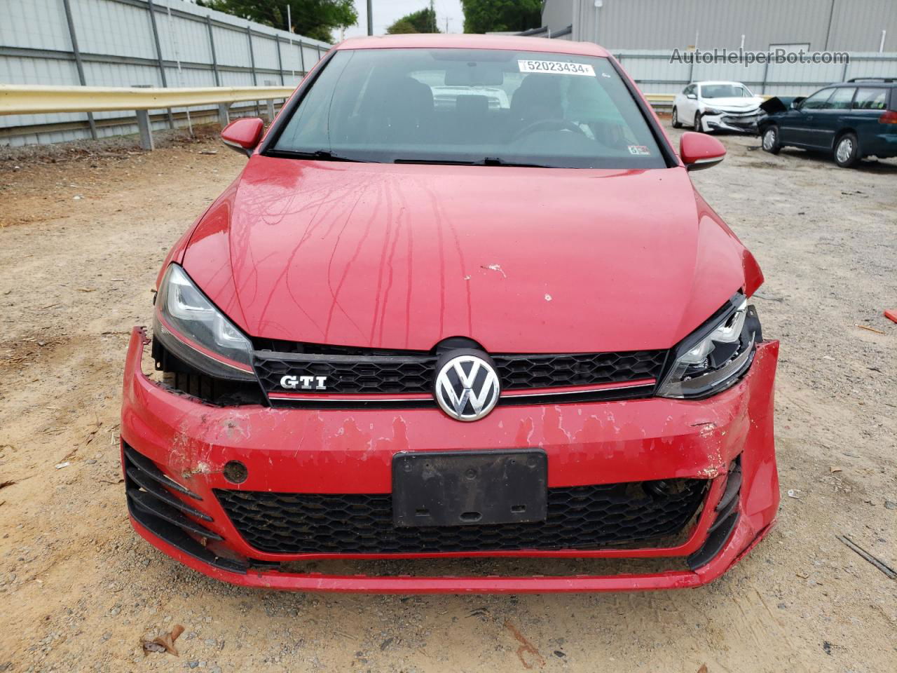 2015 Volkswagen Gti  Красный vin: 3VW4T7AU4FM017745