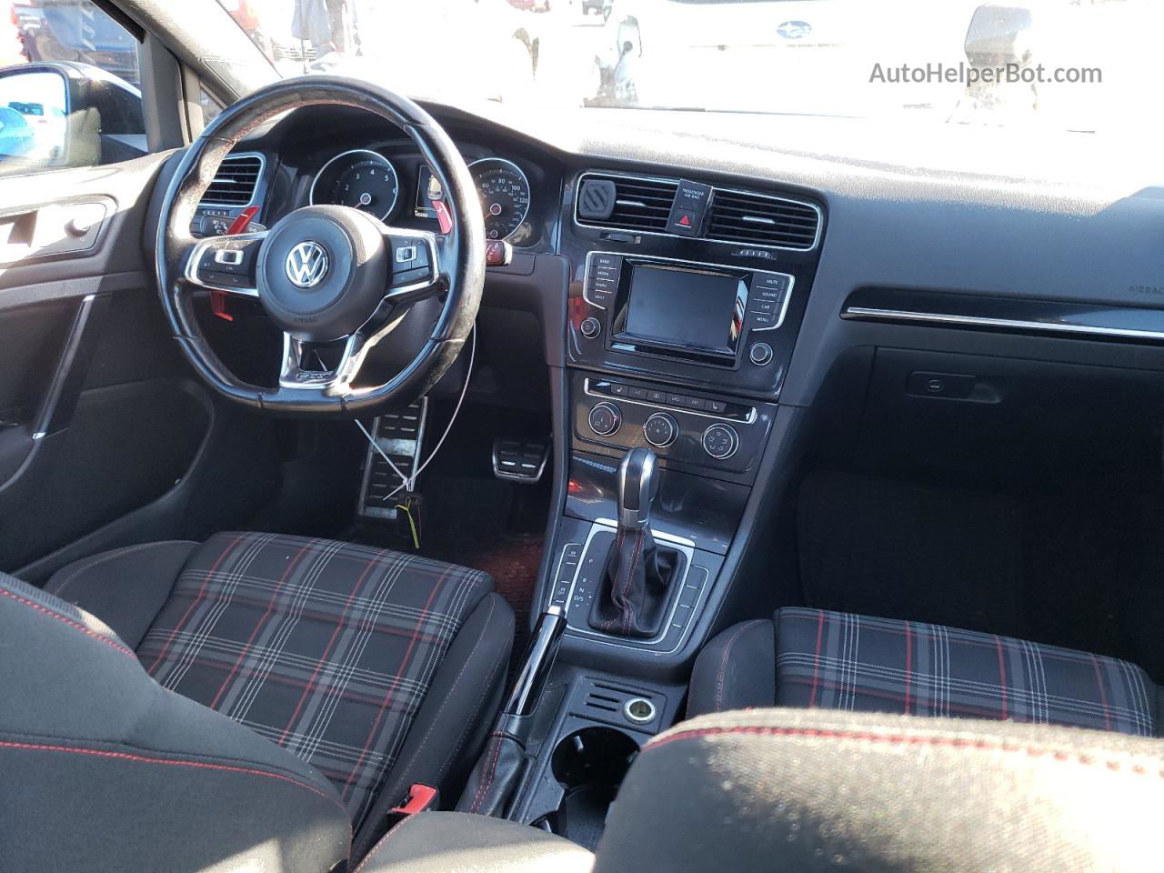 2015 Volkswagen Gti  Черный vin: 3VW4T7AU4FM026378