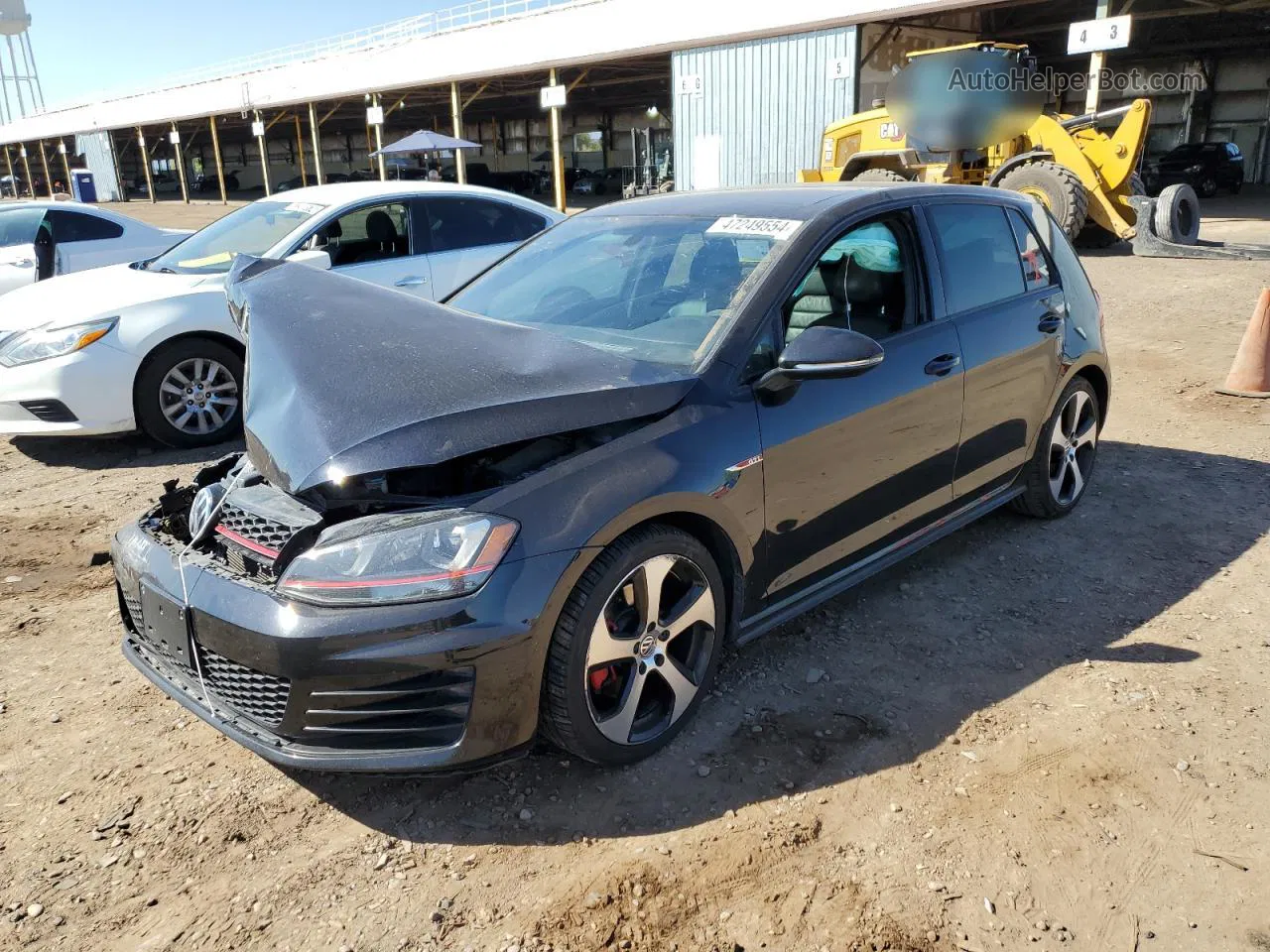 2015 Volkswagen Gti  Black vin: 3VW4T7AU4FM065729