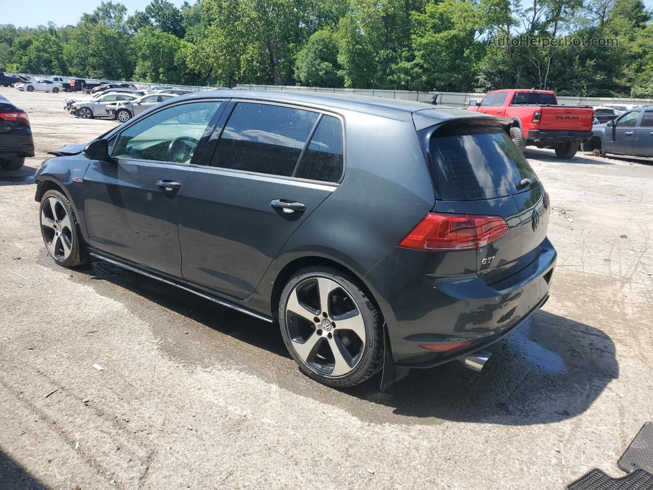 2015 Volkswagen Gti  Black vin: 3VW4T7AU4FM087553