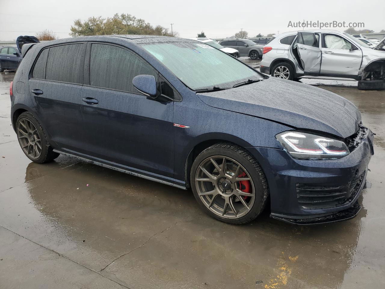 2016 Volkswagen Gti S/se Синий vin: 3VW4T7AU4GM016306