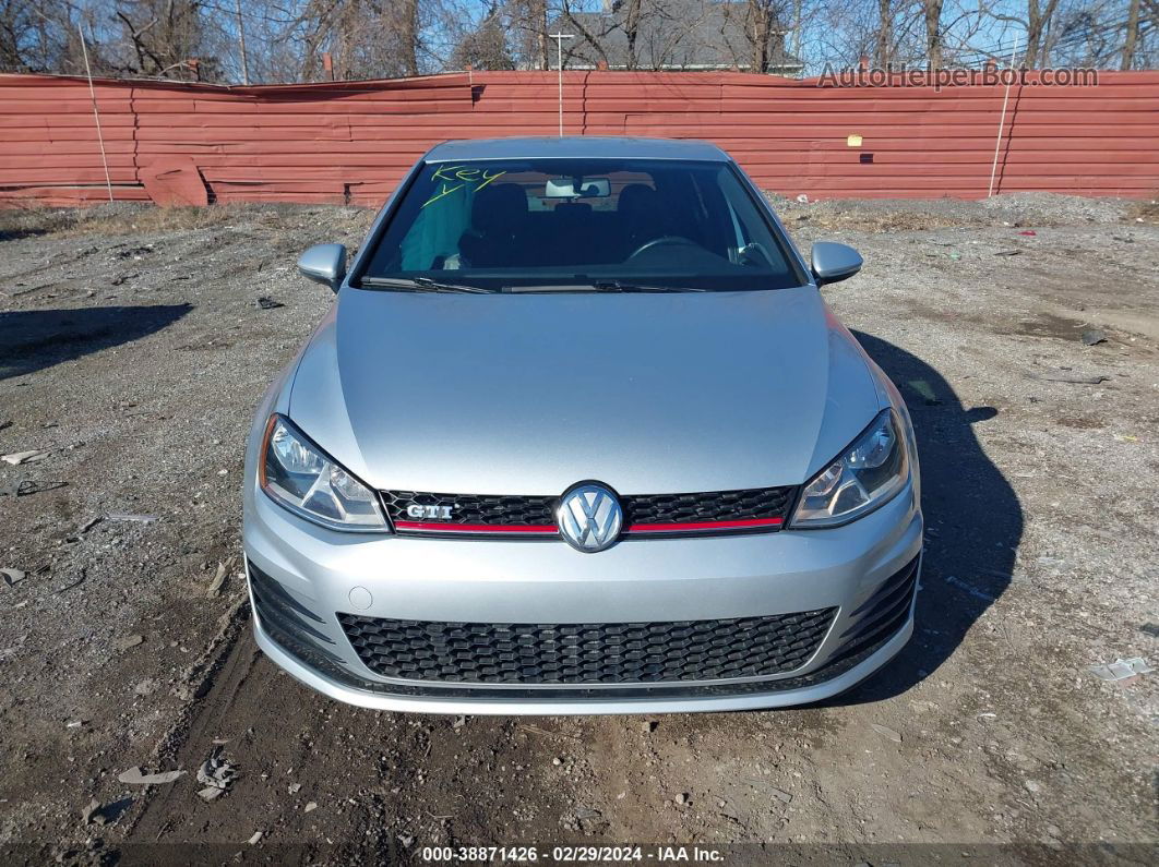 2016 Volkswagen Golf Gti S 4-door Серебряный vin: 3VW4T7AU4GM022008