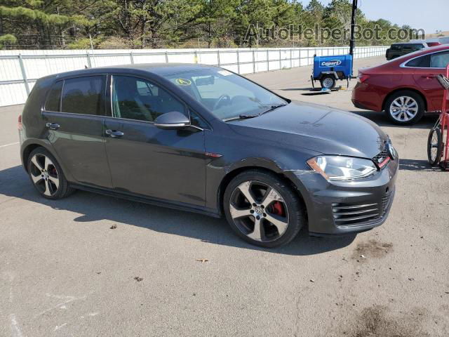 2016 Volkswagen Gti S/se Gray vin: 3VW4T7AU4GM024454