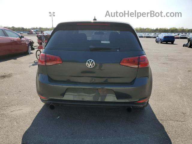 2016 Volkswagen Gti S/se Gray vin: 3VW4T7AU4GM024454