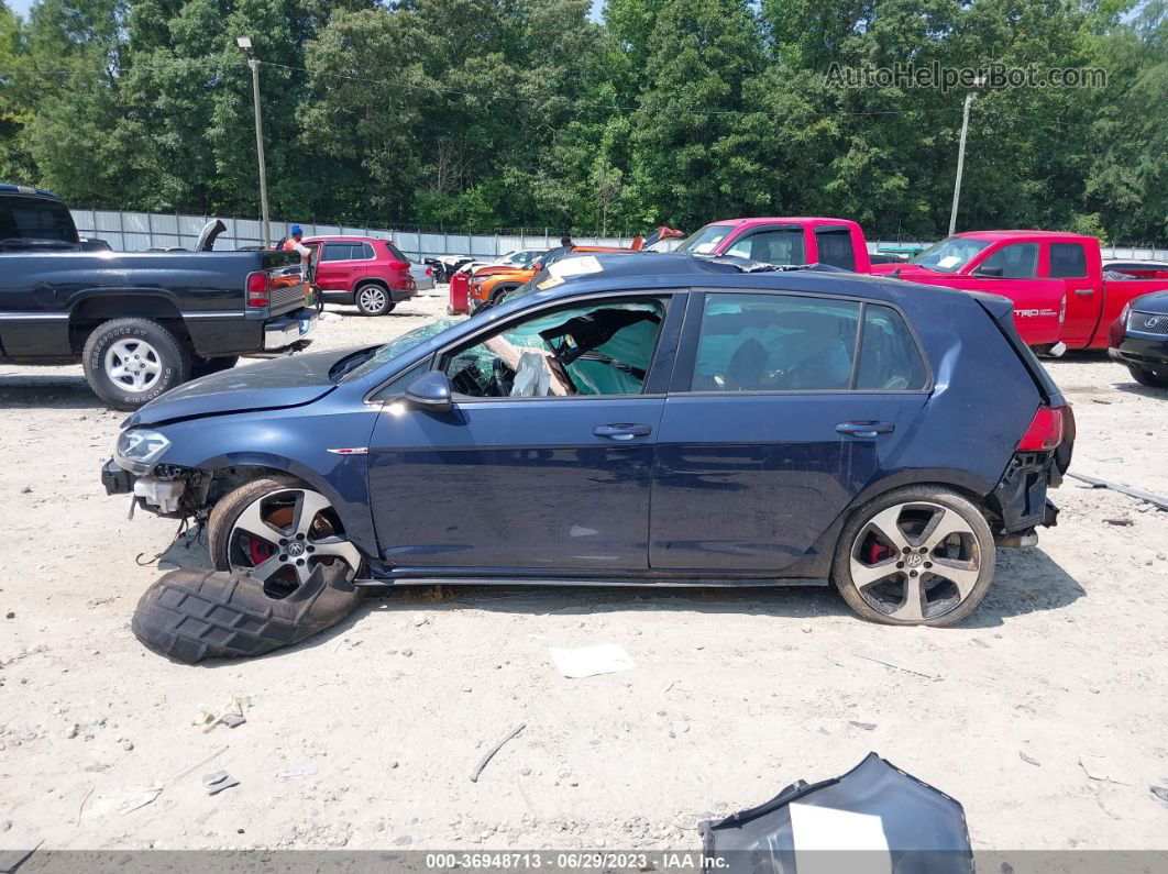 2016 Volkswagen Golf Gti S Blue vin: 3VW4T7AU4GM063769