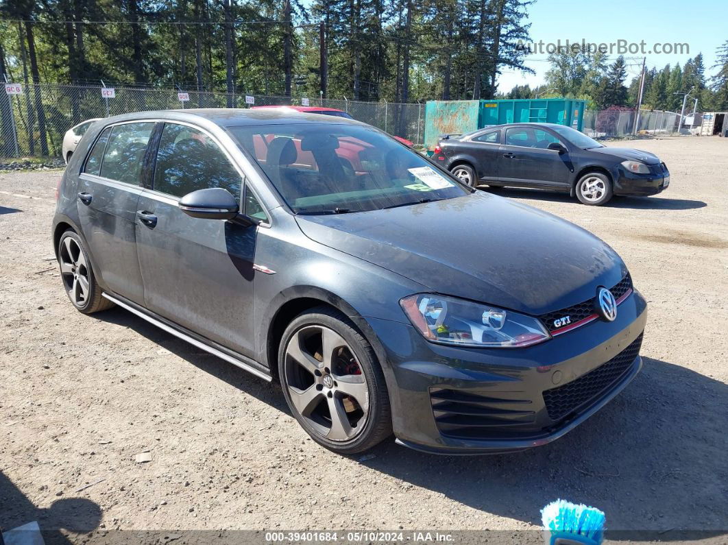 2017 Volkswagen Golf Gti Autobahn 4-door/s 4-door/se 4-door/sport 4-door Black vin: 3VW4T7AU4HM037819