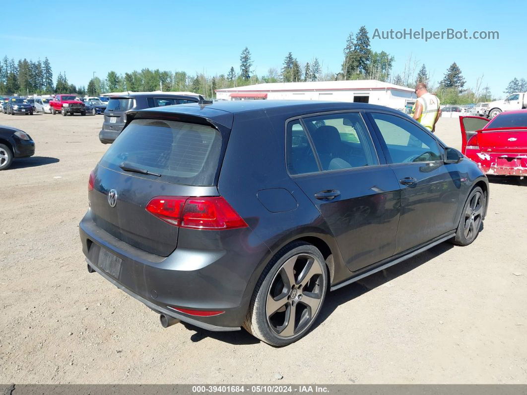 2017 Volkswagen Golf Gti Autobahn 4-door/s 4-door/se 4-door/sport 4-door Black vin: 3VW4T7AU4HM037819