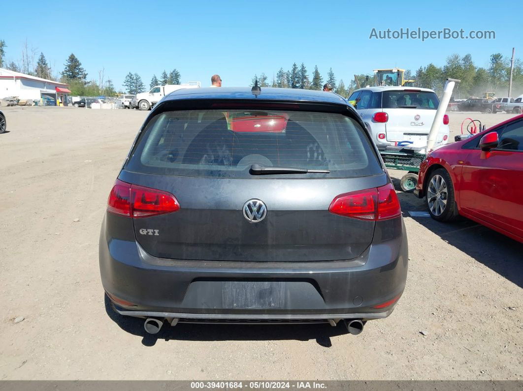 2017 Volkswagen Golf Gti Autobahn 4-door/s 4-door/se 4-door/sport 4-door Black vin: 3VW4T7AU4HM037819