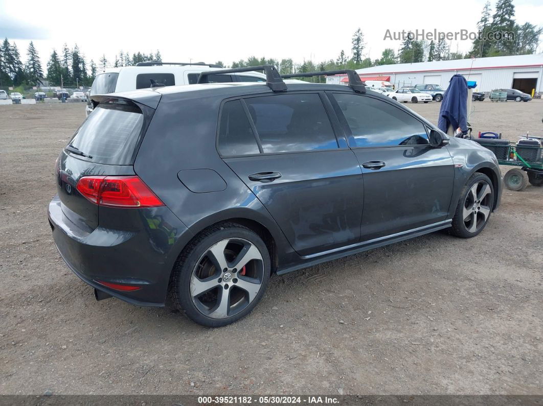 2017 Volkswagen Golf Gti Autobahn 4-door/s 4-door/se 4-door/sport 4-door Black vin: 3VW4T7AU4HM059657