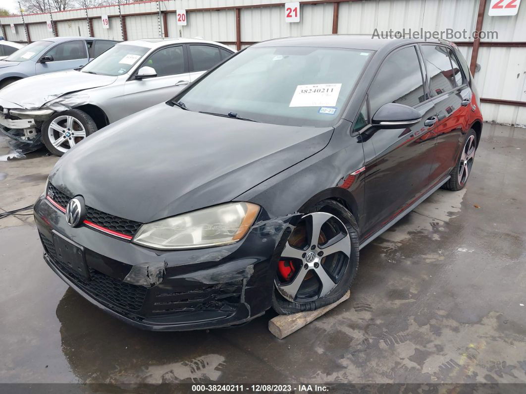 2015 Volkswagen Golf Gti 2.0t S 4-door Black vin: 3VW4T7AU5FM003868