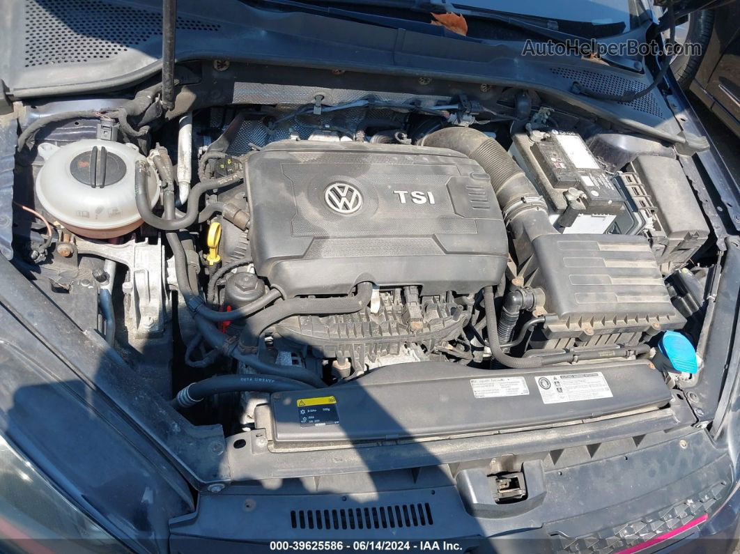2015 Volkswagen Golf Gti 2.0t Autobahn 4-door Синий vin: 3VW4T7AU5FM014773
