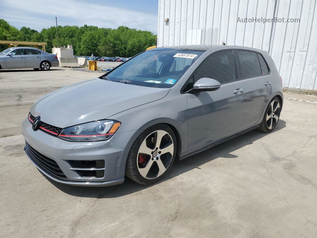 2015 Volkswagen Gti  Серый vin: 3VW4T7AU5FM016751