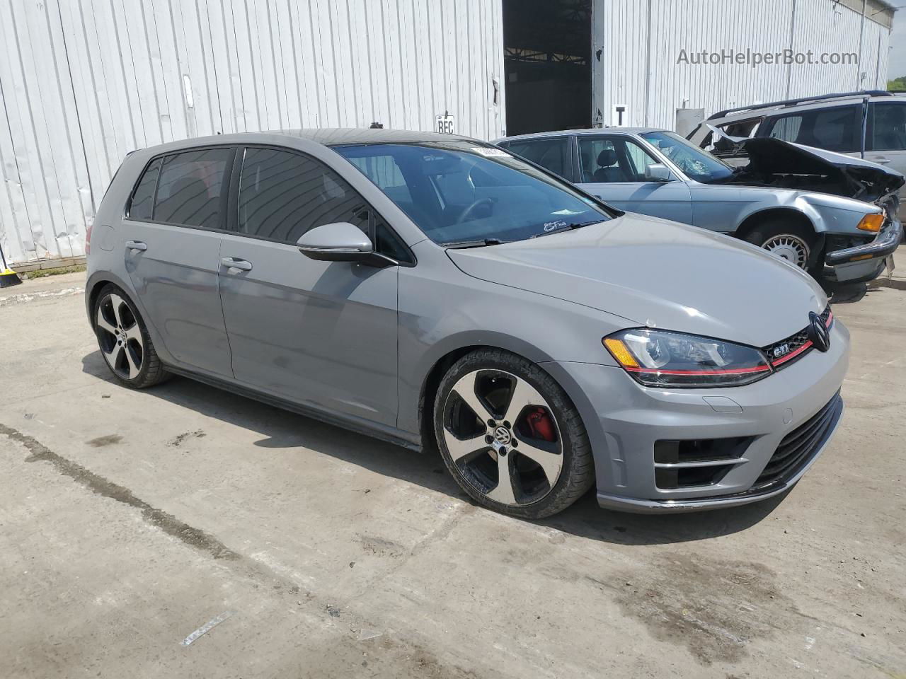 2015 Volkswagen Gti  Gray vin: 3VW4T7AU5FM016751