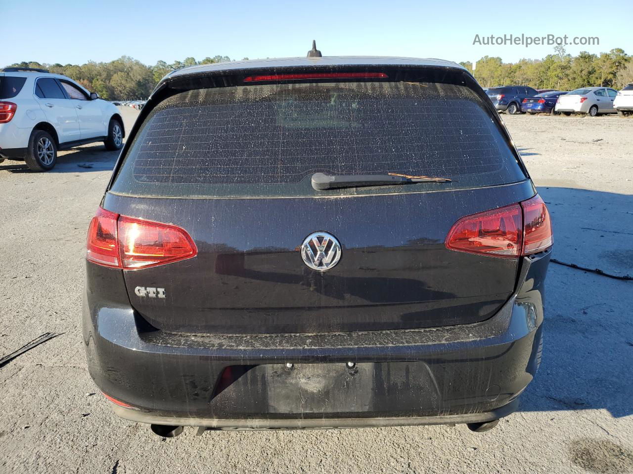 2015 Volkswagen Gti  Черный vin: 3VW4T7AU5FM018354