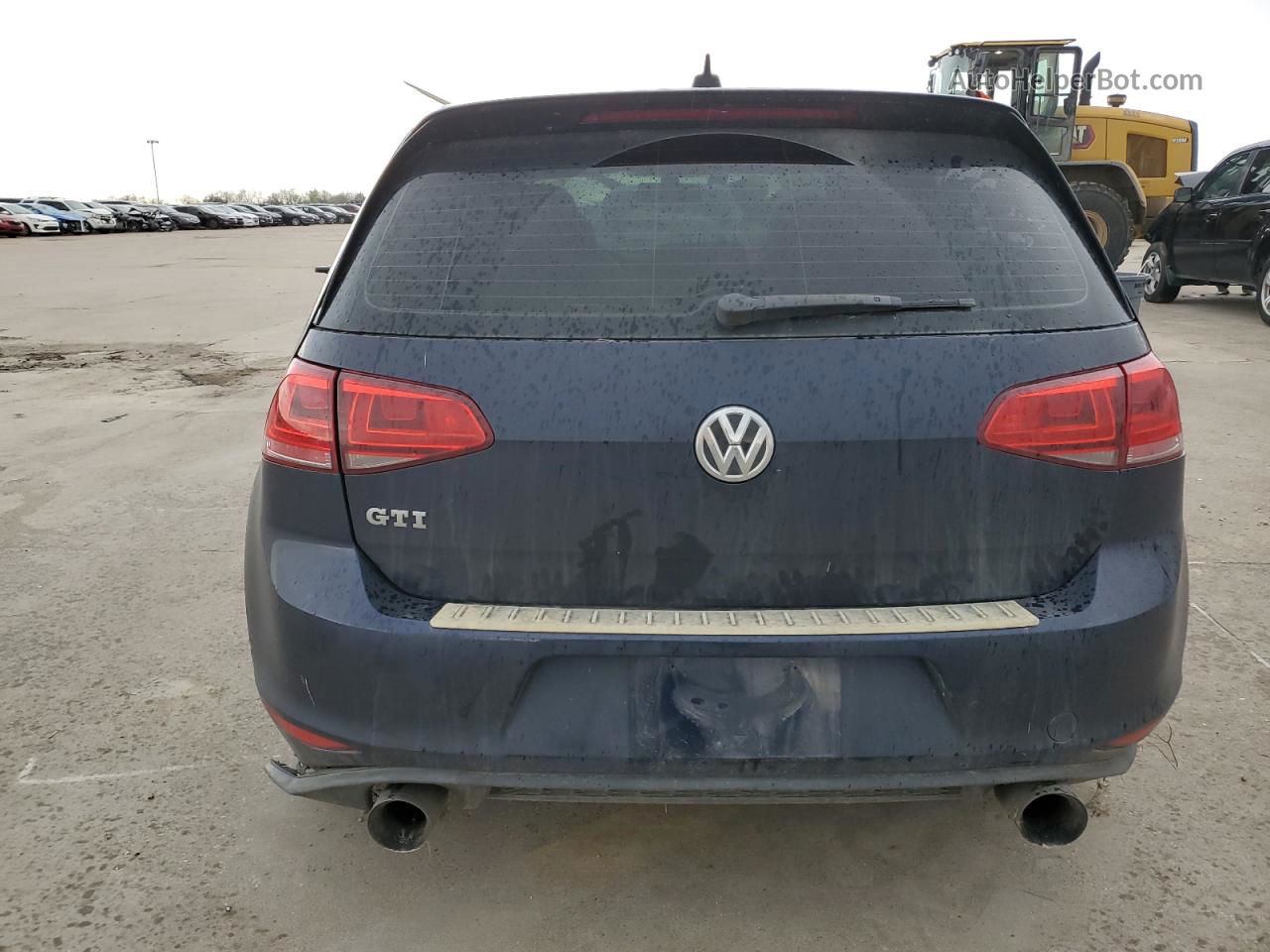 2015 Volkswagen Gti  Blue vin: 3VW4T7AU5FM085326