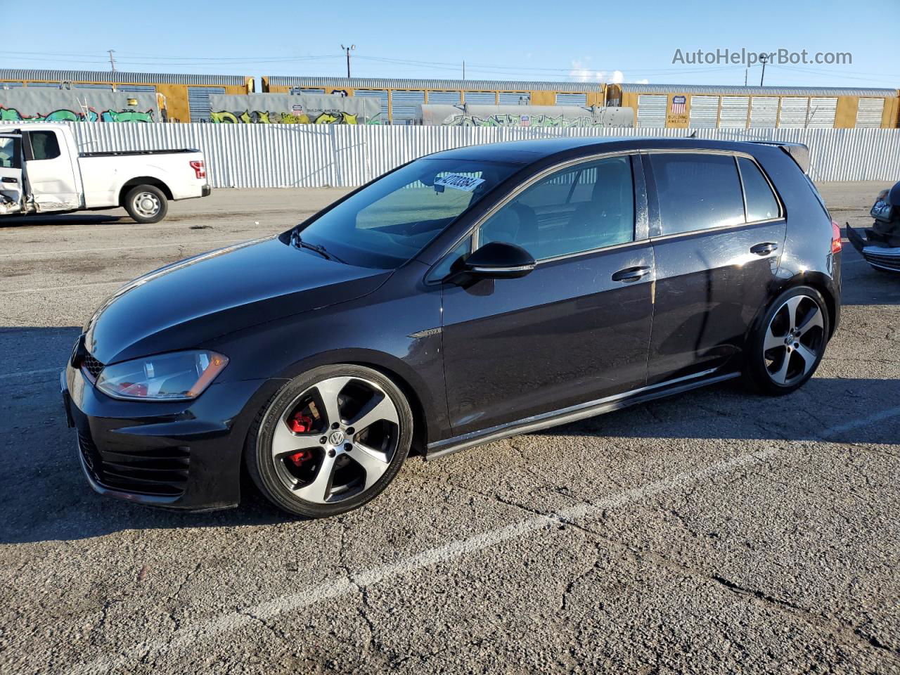 2016 Volkswagen Gti S/se Black vin: 3VW4T7AU5GM011146