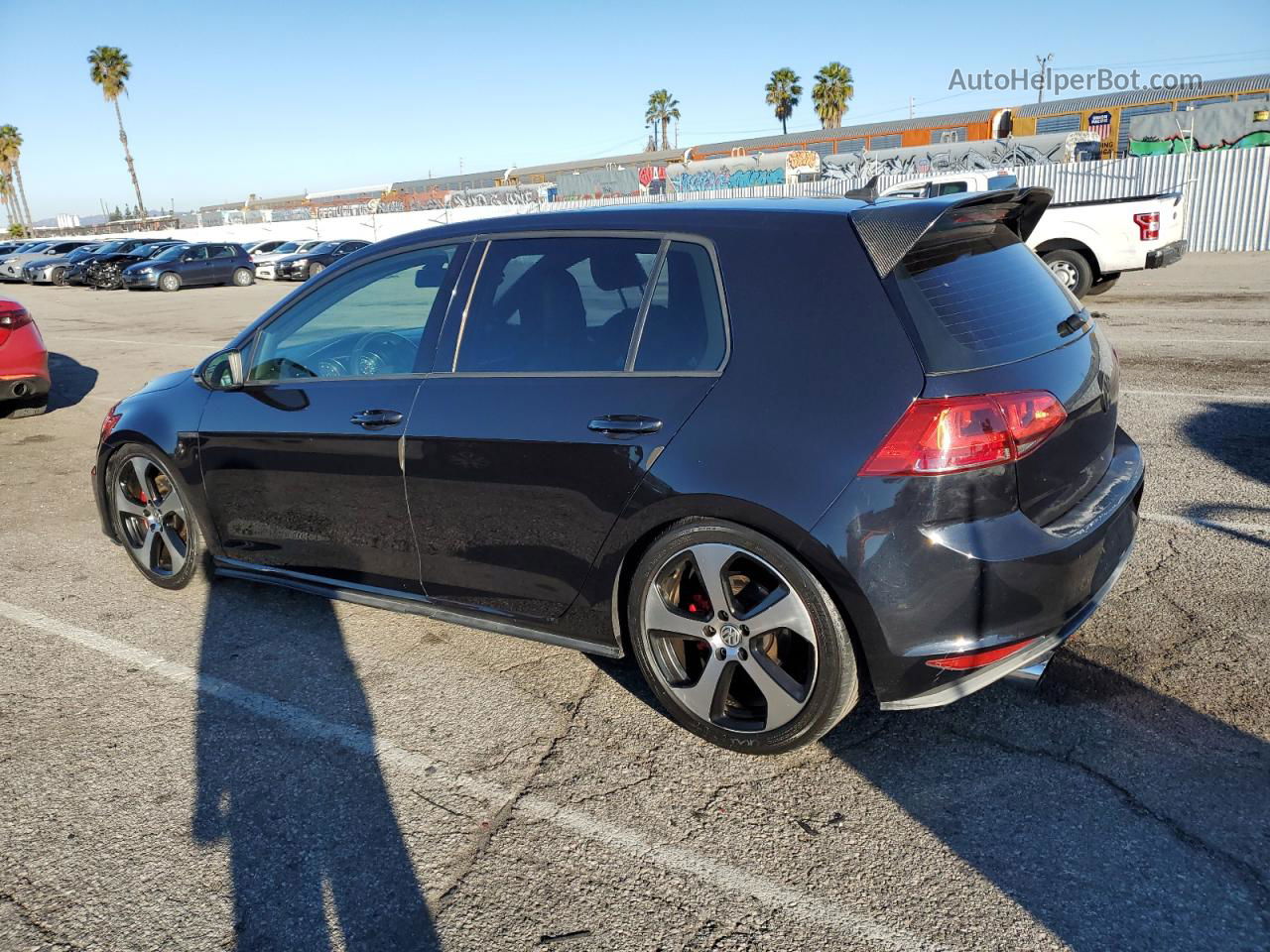 2016 Volkswagen Gti S/se Black vin: 3VW4T7AU5GM011146