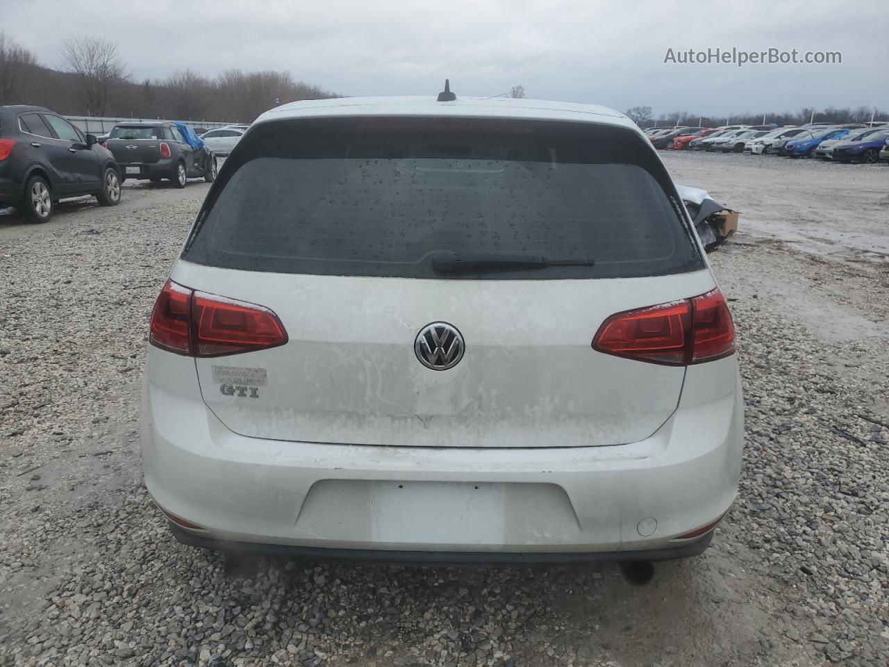 2016 Volkswagen Gti S/se White vin: 3VW4T7AU5GM012197