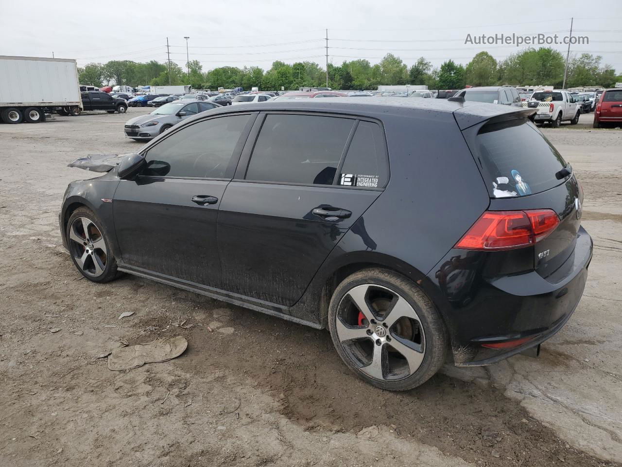 2016 Volkswagen Gti S/se Black vin: 3VW4T7AU5GM020817