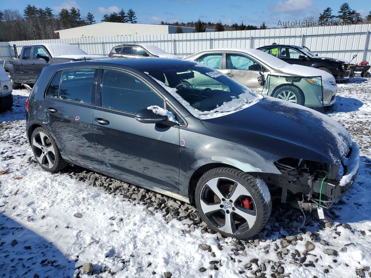 2016 Volkswagen Gti S/se Black vin: 3VW4T7AU5GM022759