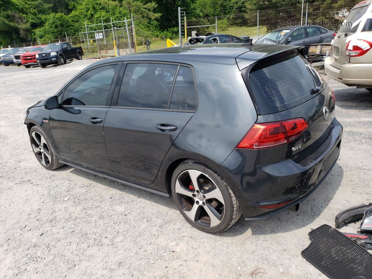 2016 Volkswagen Gti S/se Gray vin: 3VW4T7AU5GM034247