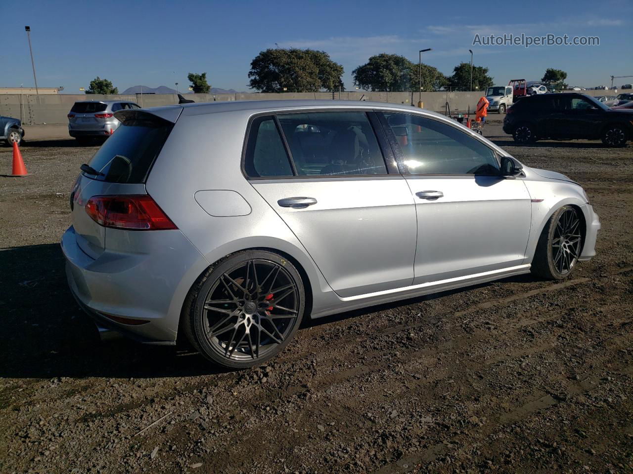 2016 Volkswagen Gti S/se Silver vin: 3VW4T7AU5GM053283