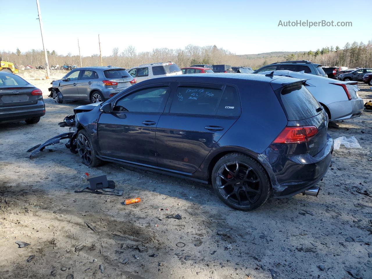 2016 Volkswagen Gti S/se Синий vin: 3VW4T7AU5GM057074