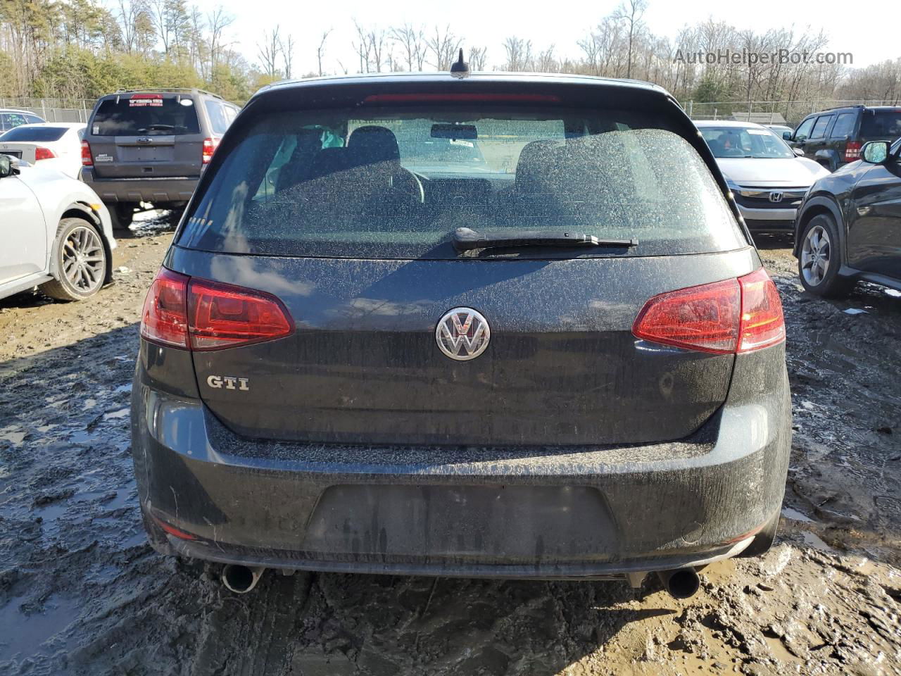 2017 Volkswagen Gti S Black vin: 3VW4T7AU5HM018339