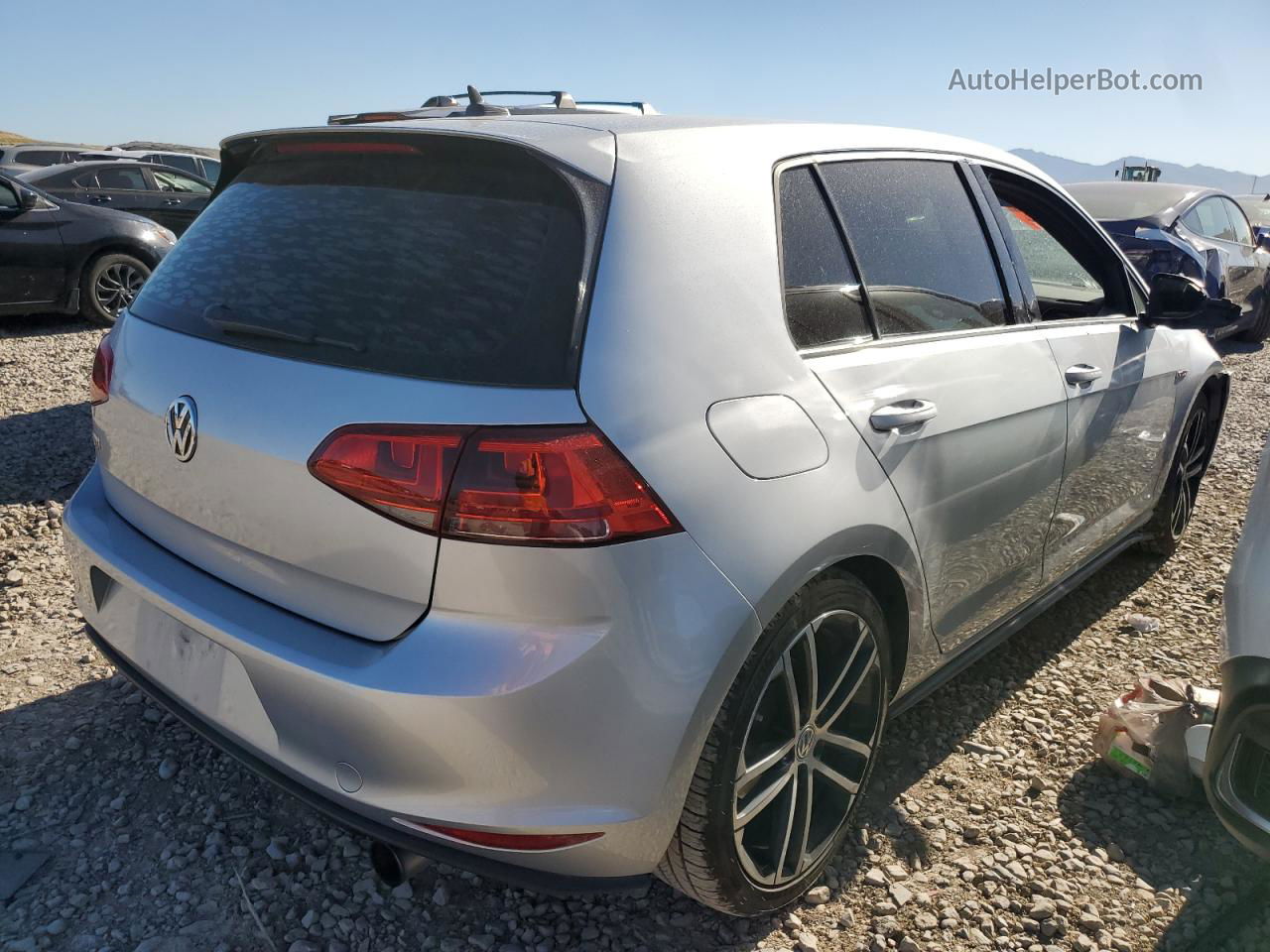 2017 Volkswagen Gti S Silver vin: 3VW4T7AU5HM054371