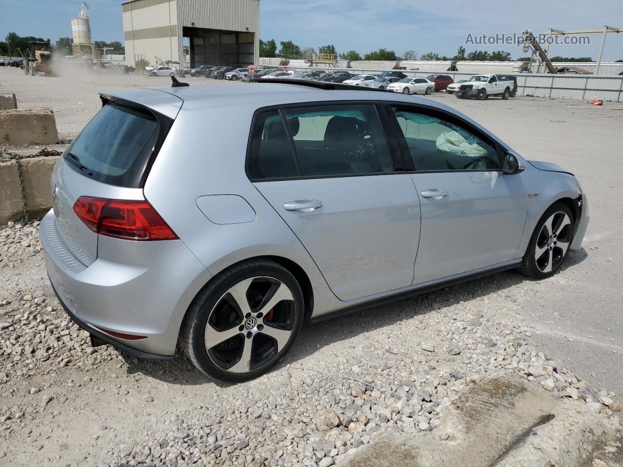 2015 Volkswagen Gti  Silver vin: 3VW4T7AU6FM007704