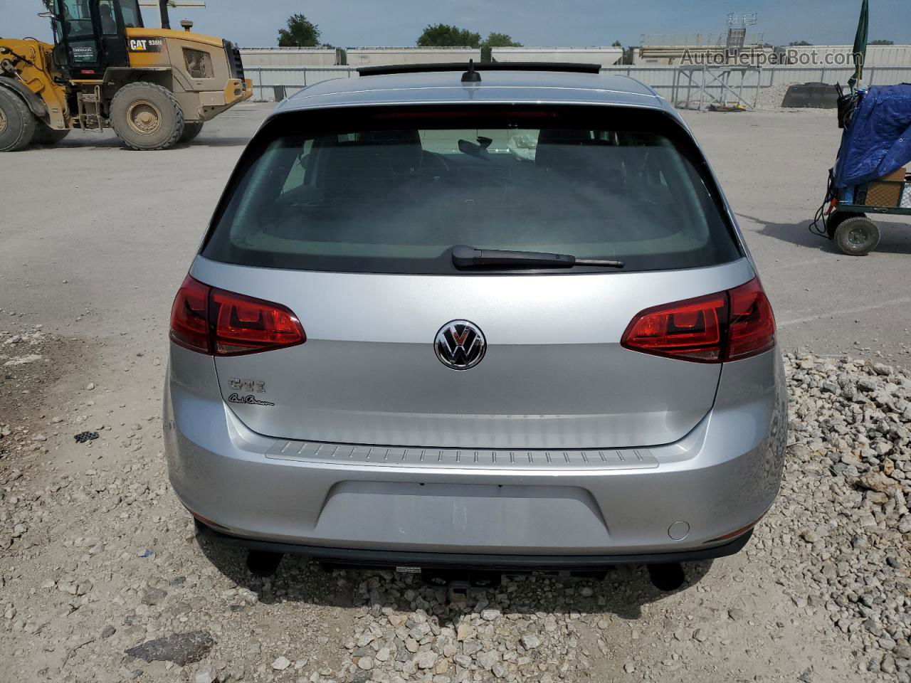 2015 Volkswagen Gti  Silver vin: 3VW4T7AU6FM007704