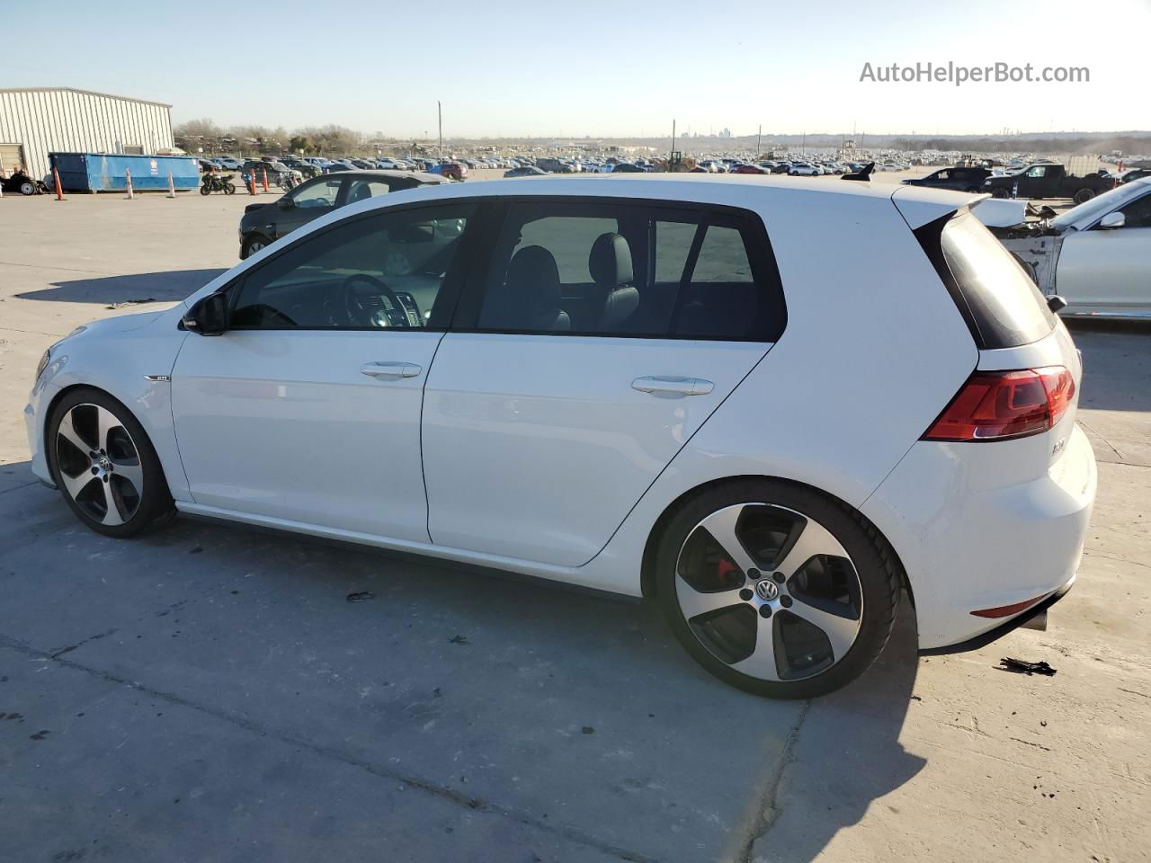 2016 Volkswagen Gti S/se White vin: 3VW4T7AU6GM043667