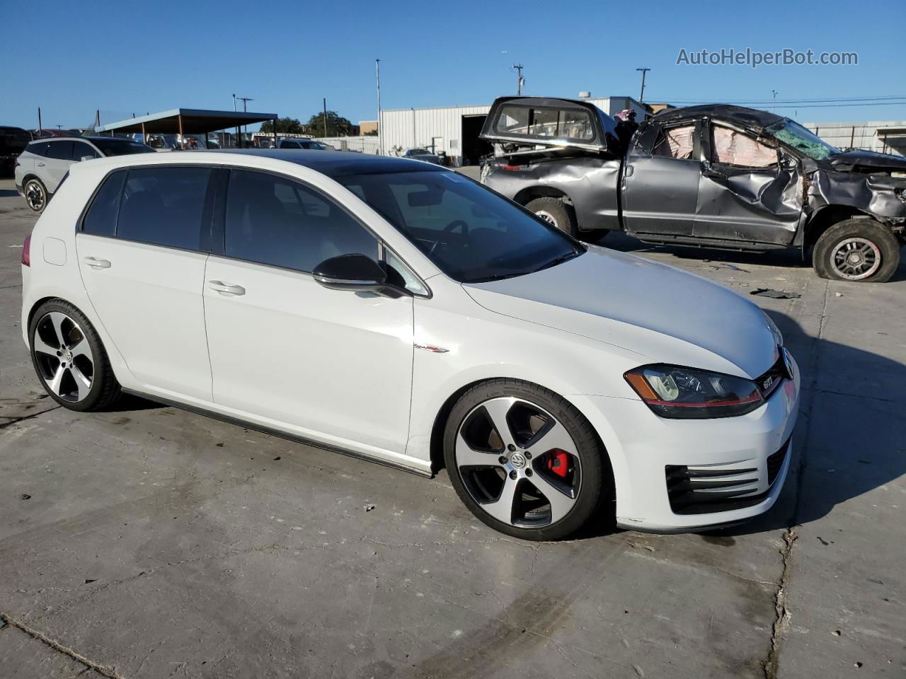 2016 Volkswagen Gti S/se Белый vin: 3VW4T7AU6GM043667