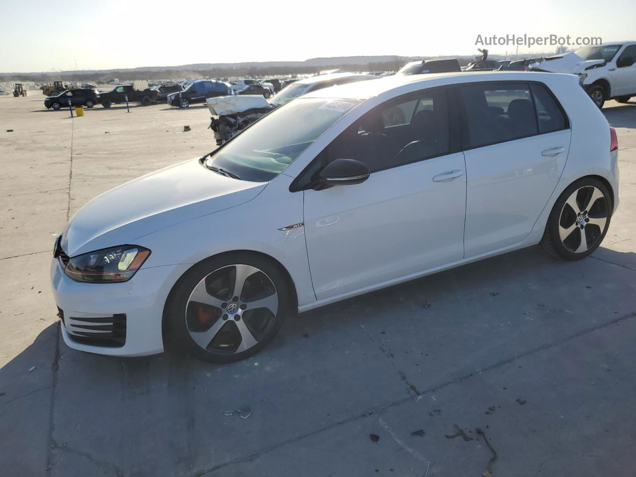 2016 Volkswagen Gti S/se Белый vin: 3VW4T7AU6GM043667