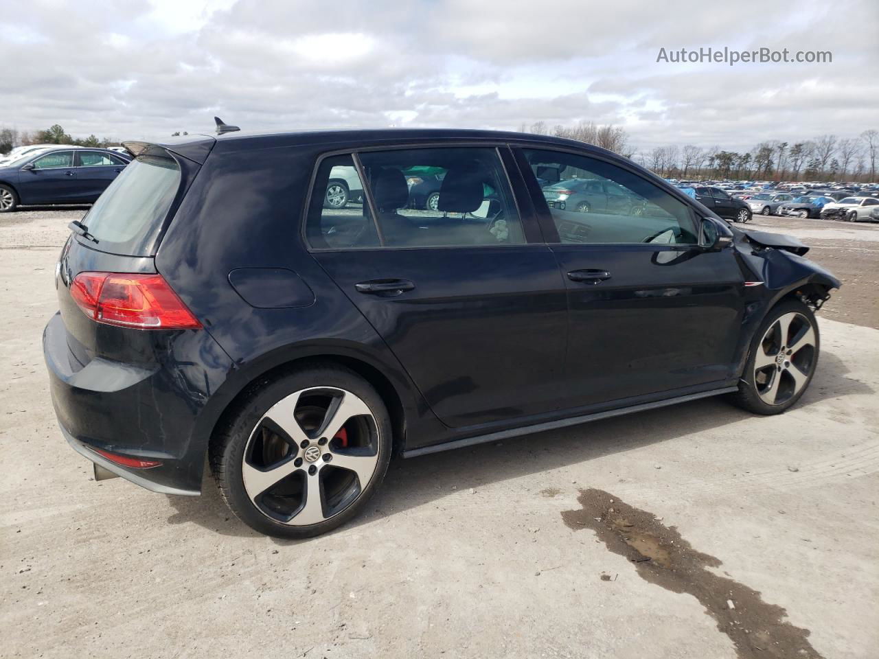 2016 Volkswagen Gti S/se Black vin: 3VW4T7AU6GM047444