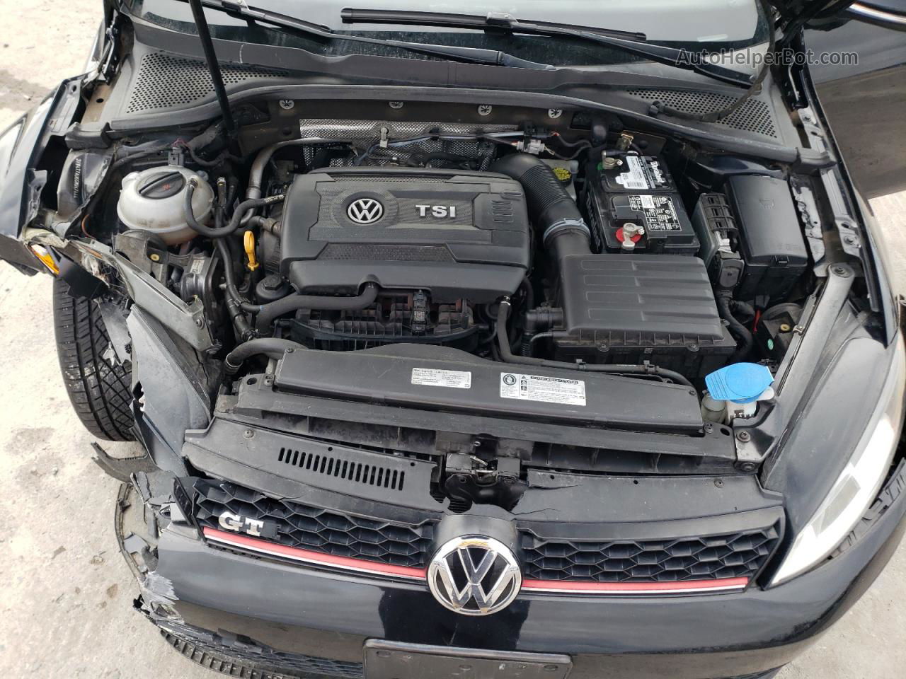 2016 Volkswagen Gti S/se Черный vin: 3VW4T7AU6GM047444