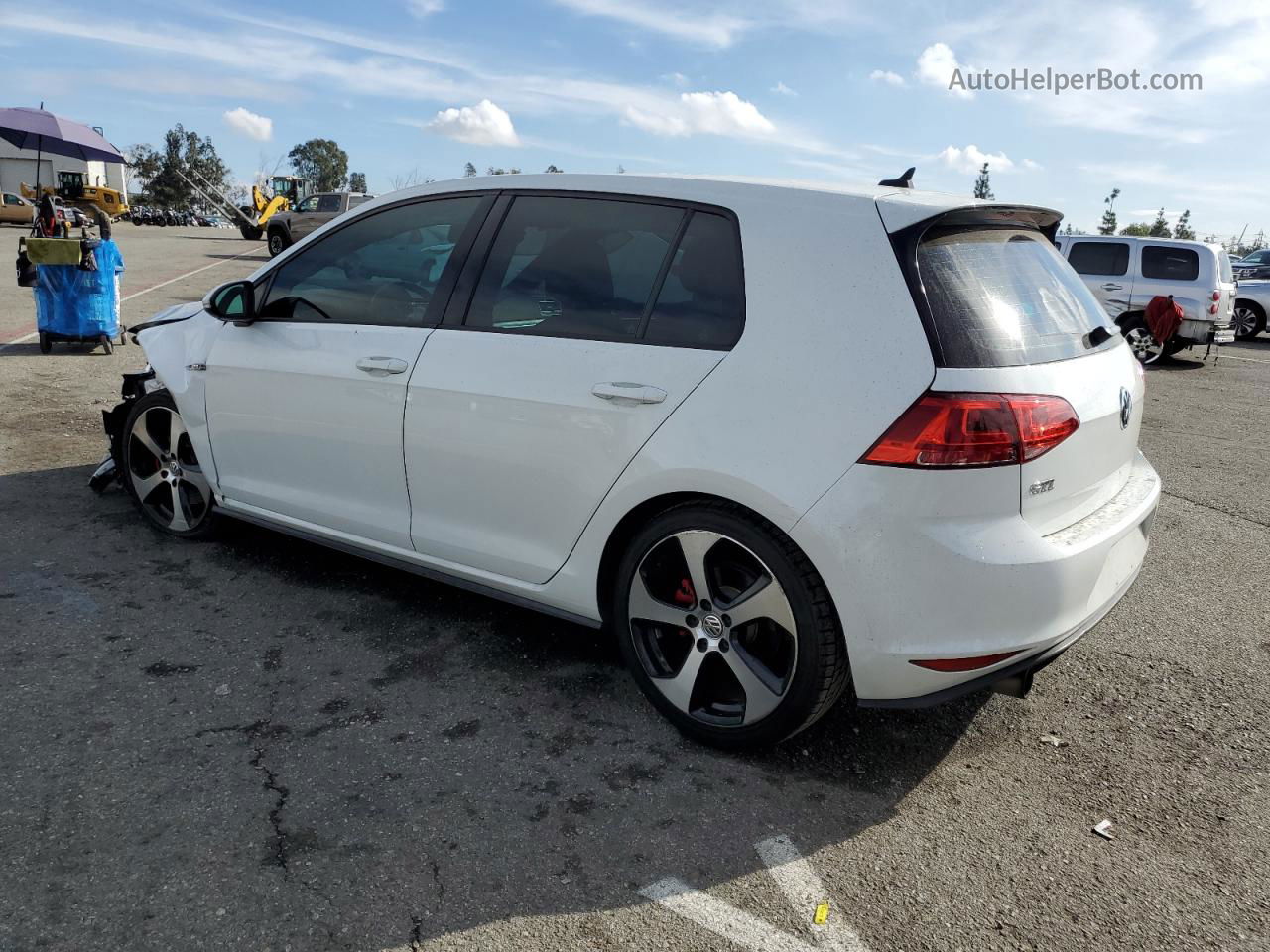 2016 Volkswagen Gti S/se White vin: 3VW4T7AU6GM060503