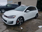 2016 Volkswagen Gti S/se White vin: 3VW4T7AU6GM062459