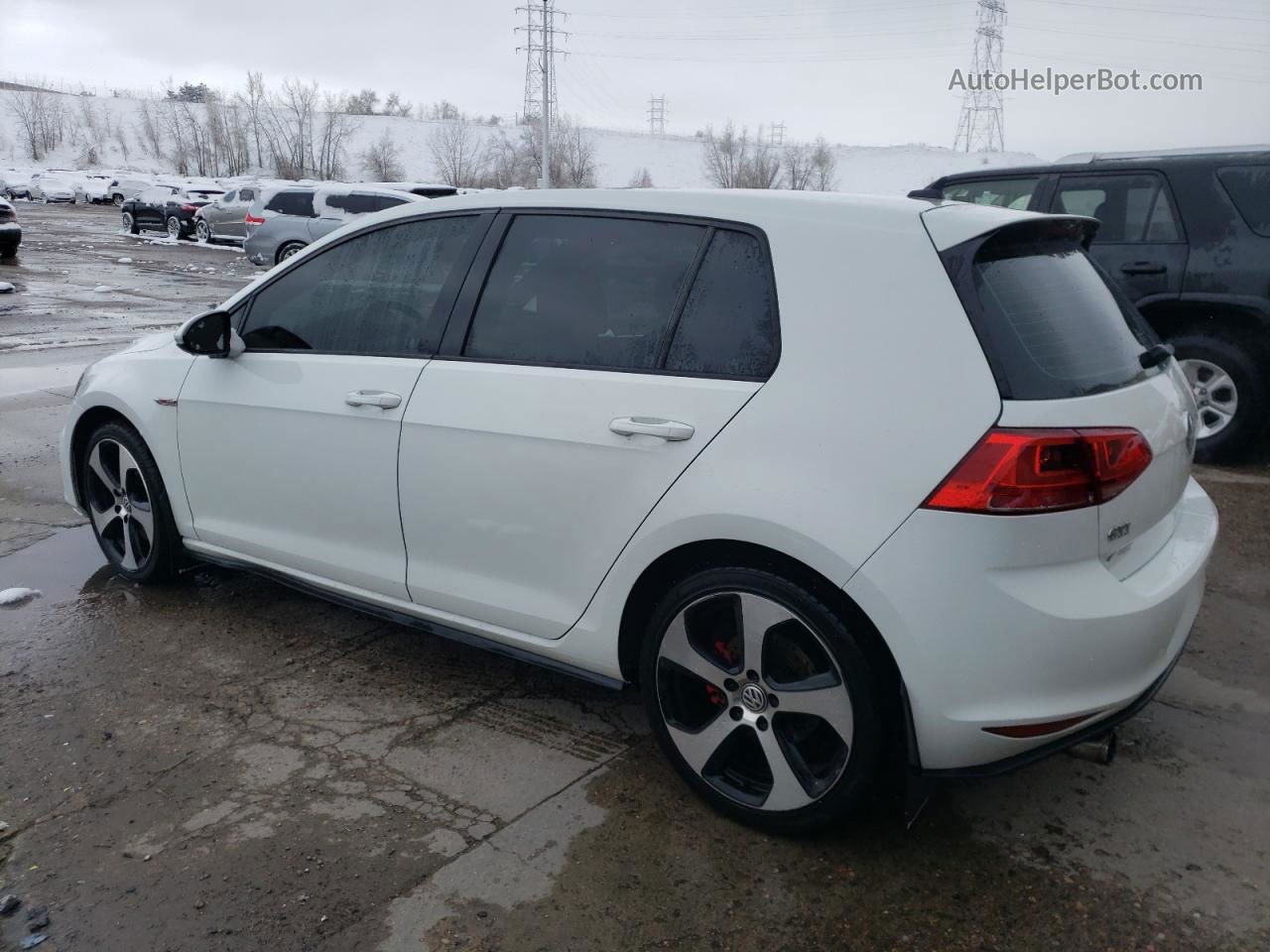 2016 Volkswagen Gti S/se White vin: 3VW4T7AU6GM062459