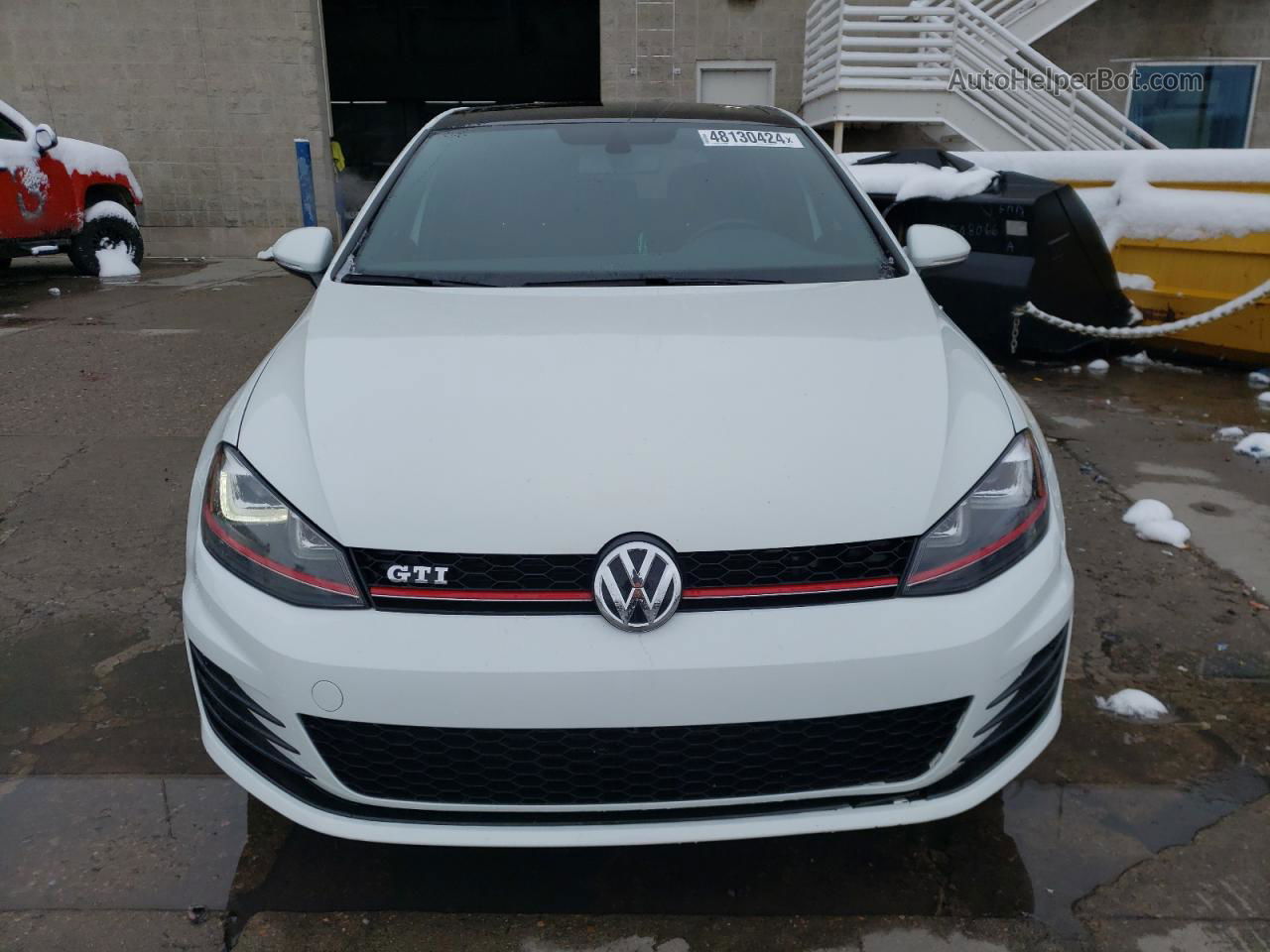 2016 Volkswagen Gti S/se White vin: 3VW4T7AU6GM062459