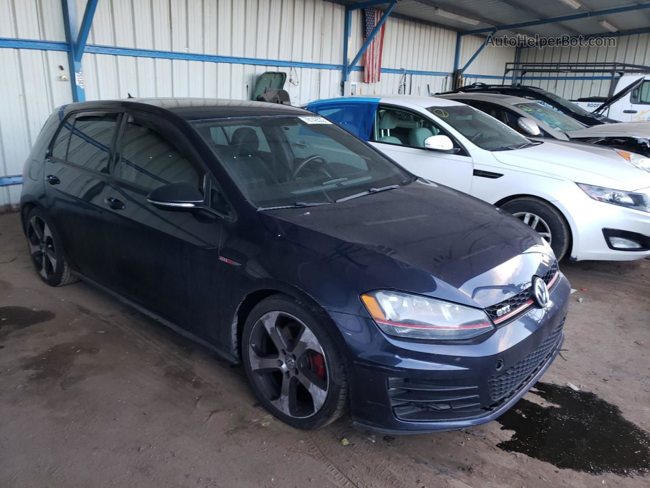 2016 Volkswagen Gti S/se Синий vin: 3VW4T7AU6GM064485