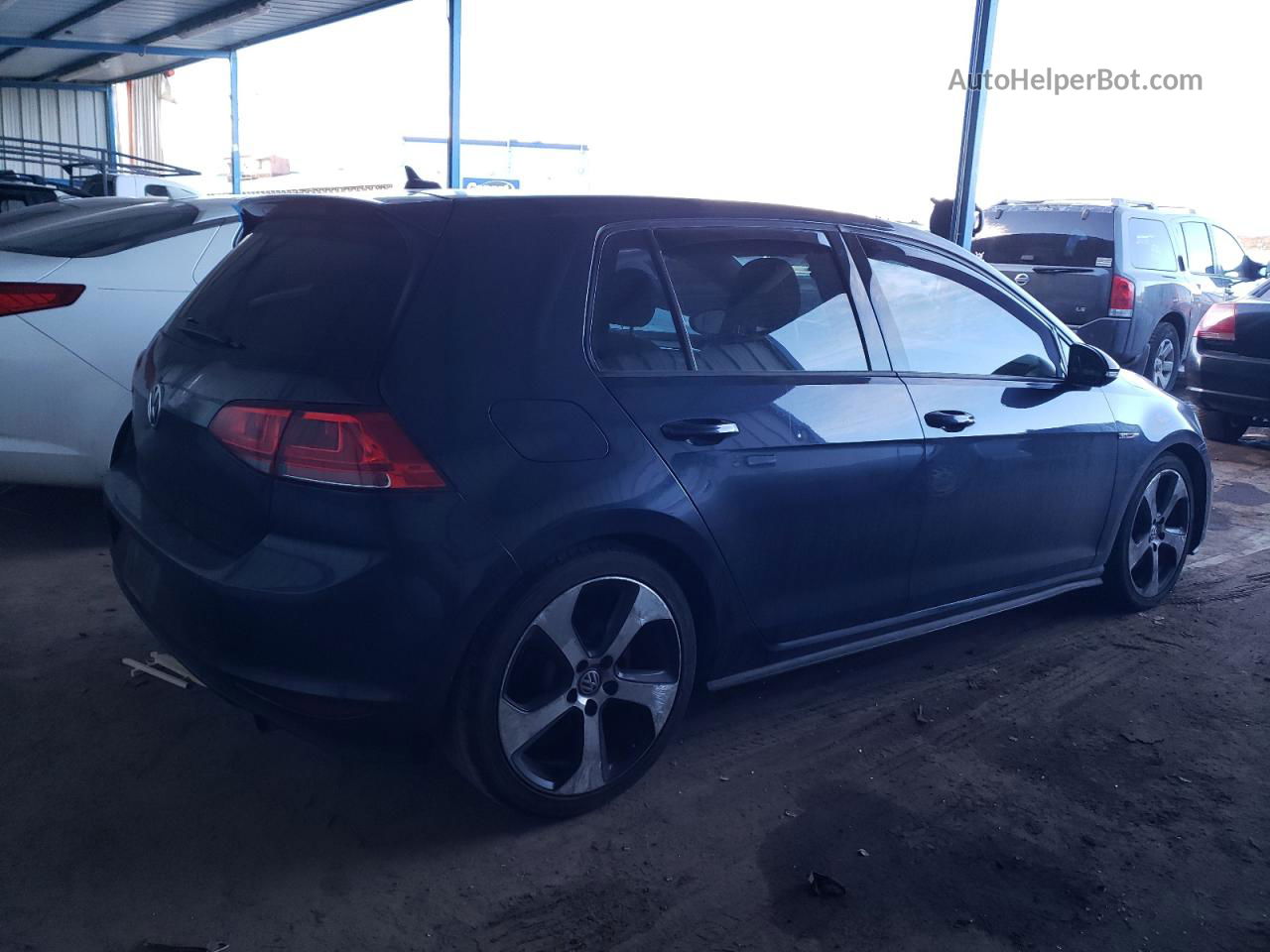 2016 Volkswagen Gti S/se Синий vin: 3VW4T7AU6GM064485